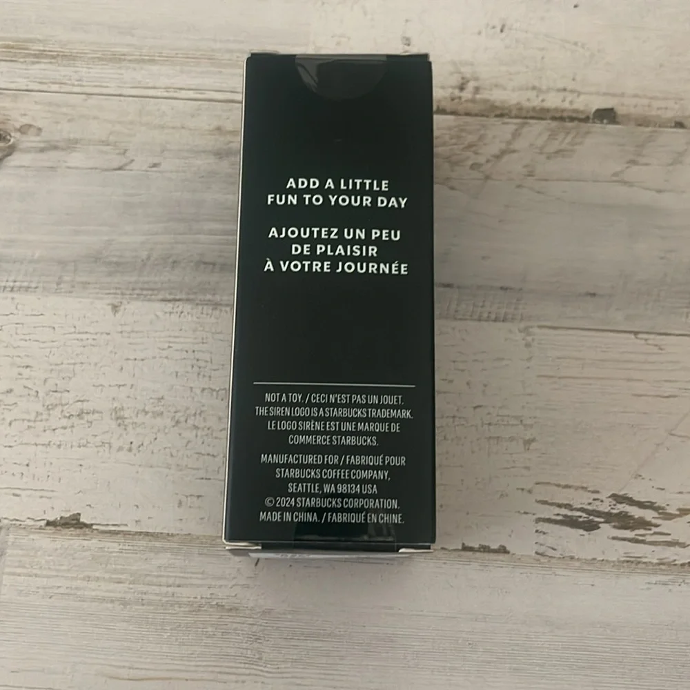 NIB Black Starbucks 2024 Keychain